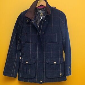 Joules Field Coat Blue Navy sz US14 UK18